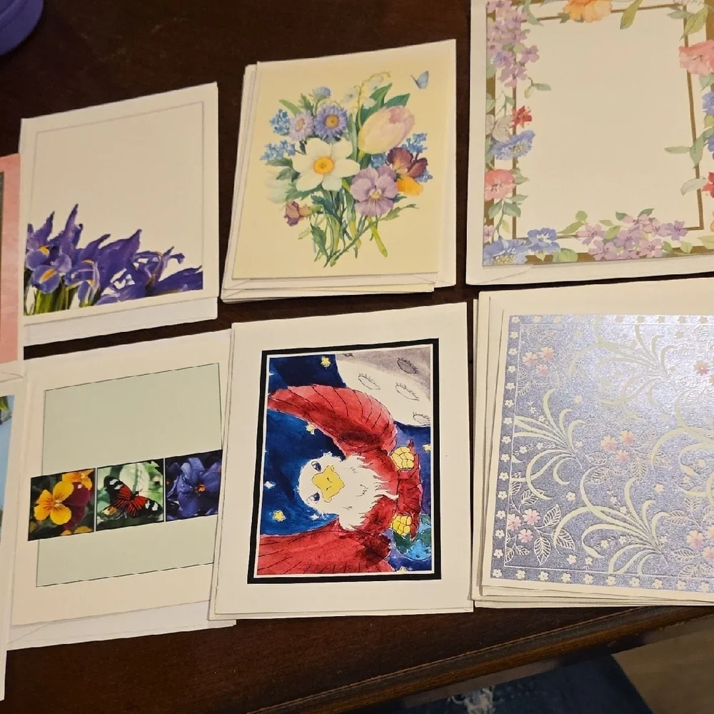 (J39) Assorted Blank Cards (39 Cards Total)